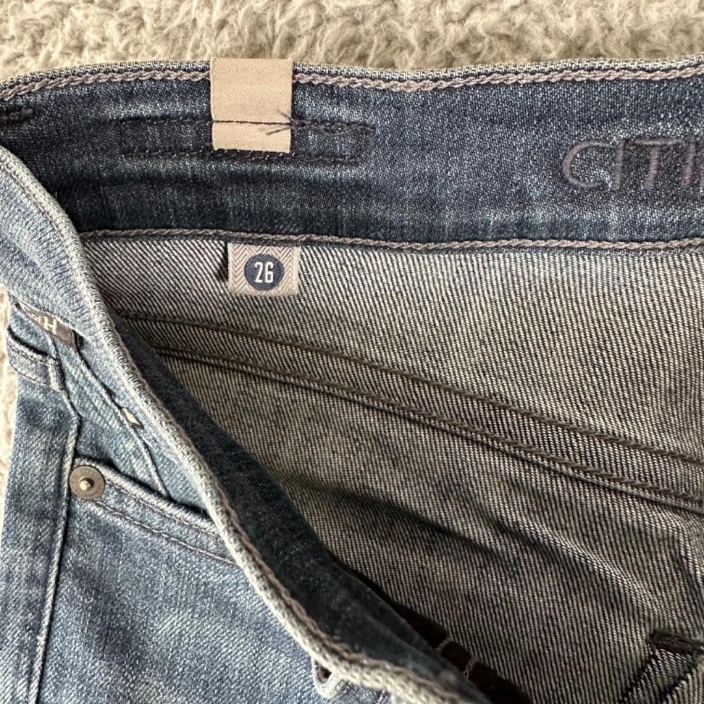 Citizens of Humanity Jeans Women's 26 Blue Mid Rise Skinny Leg Stretch - Picture 7 of 16